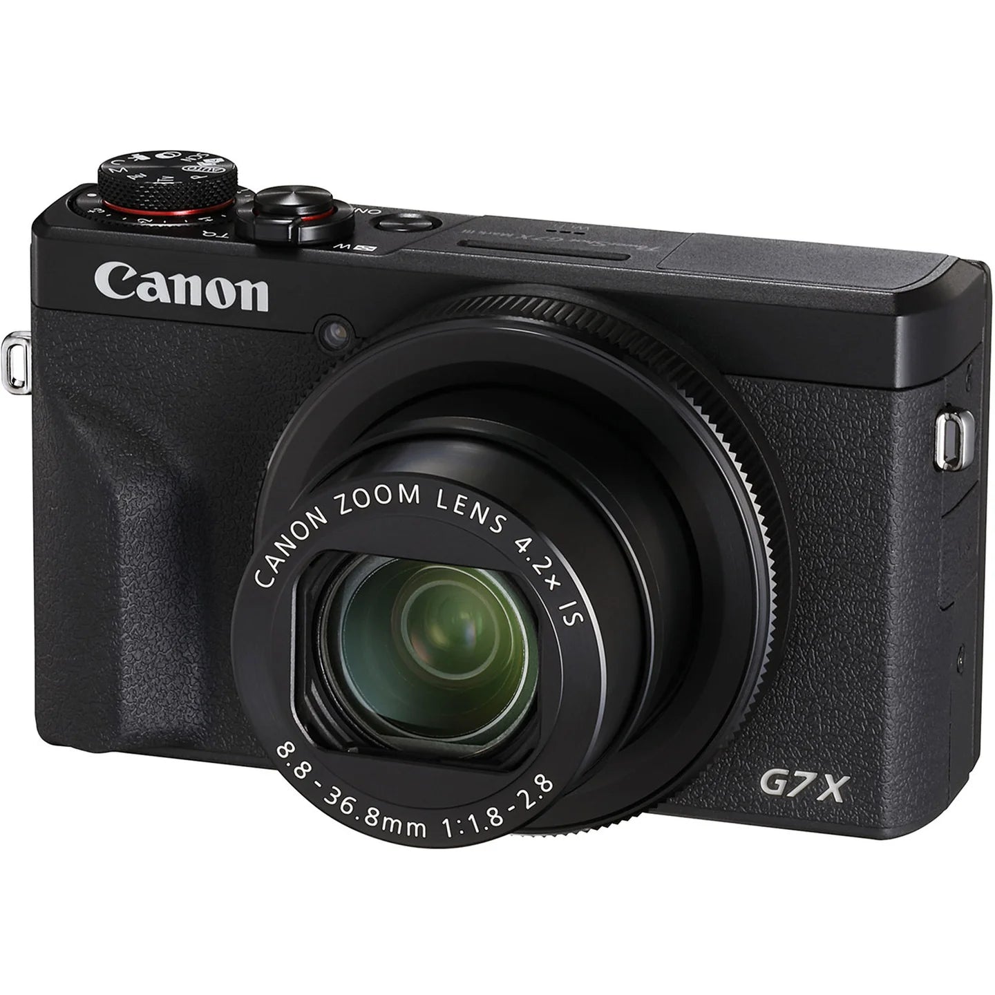 Canon PowerShot G7X Mark III Black – 4K Vlogging Camera, 20.1MP Sensor, Wi-Fi, Bluetooth, Live Streaming