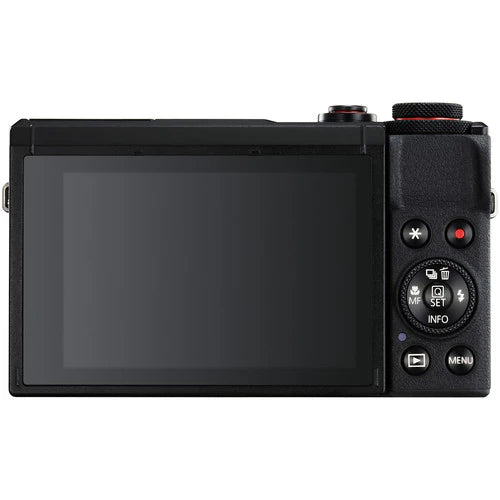 Canon PowerShot G7X Mark III Black – 4K Vlogging Camera, 20.1MP Sensor, Wi-Fi, Bluetooth, Live Streaming