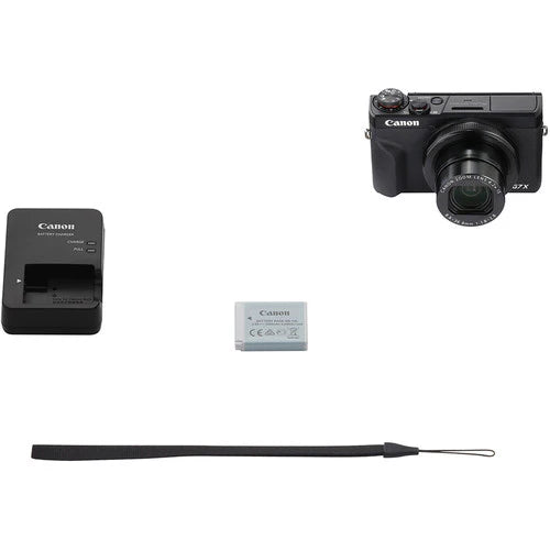 Canon PowerShot G7X Mark III Black – 4K Vlogging Camera, 20.1MP Sensor, Wi-Fi, Bluetooth, Live Streaming